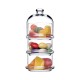 Stacking Glass Bowl 3 Tier